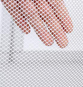 Breathable mesh provides better visibility